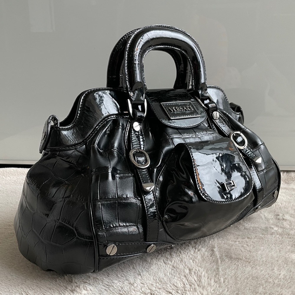 Versace Handbag Purse - Picture 8 of 15